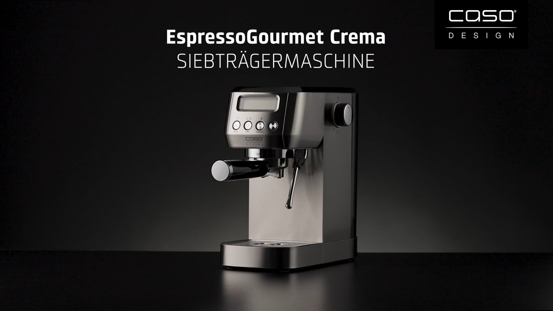 CASO Design Espresso Gourmet Crema - Produktvideos - Adrian Klöppinger